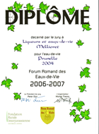 Diplme eau-de-vie de Prunelle 2004